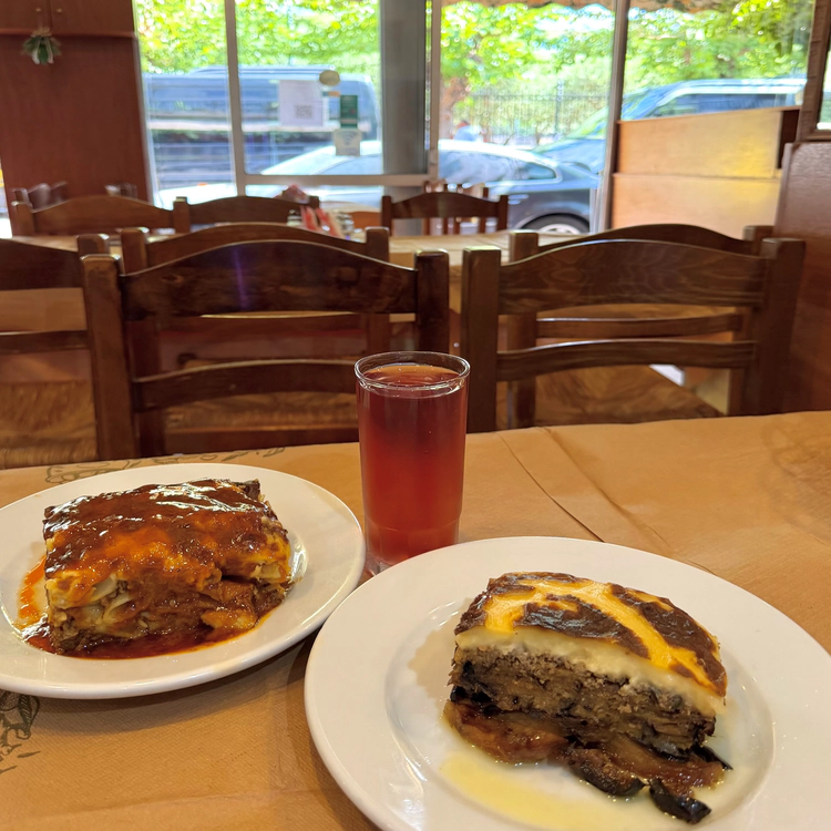 Greek Pastitsio & Moussaka