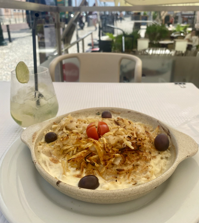 Portuguese Bacalhau com natas