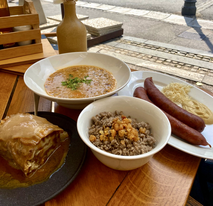 Slovenian Štruklji, Ričet, Ajdovi Žganci & Carniolan Sausages