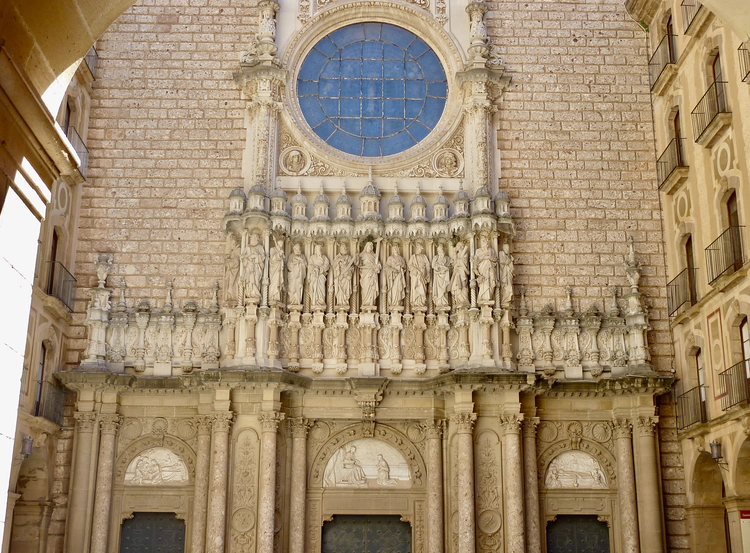 Front Facade of the Montserrat Monastery