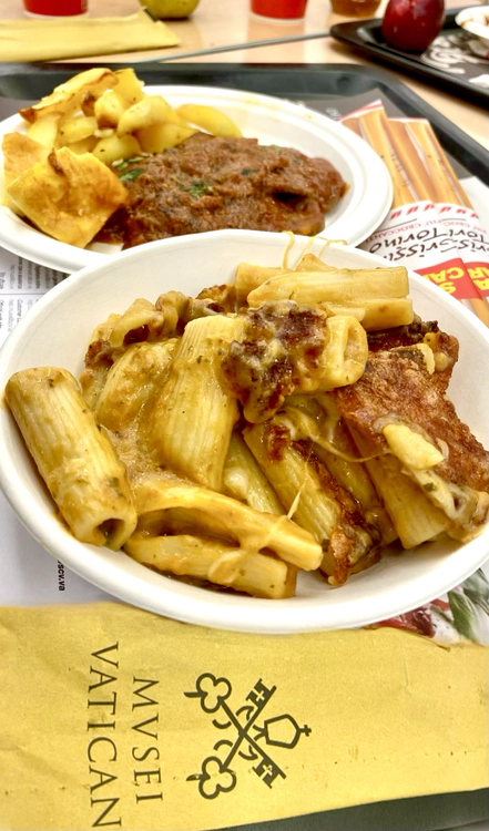 Baked Pasta in Vatikan Museum